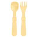 Re-Play Recycled Fork and Spoon Set - Lemon Drop