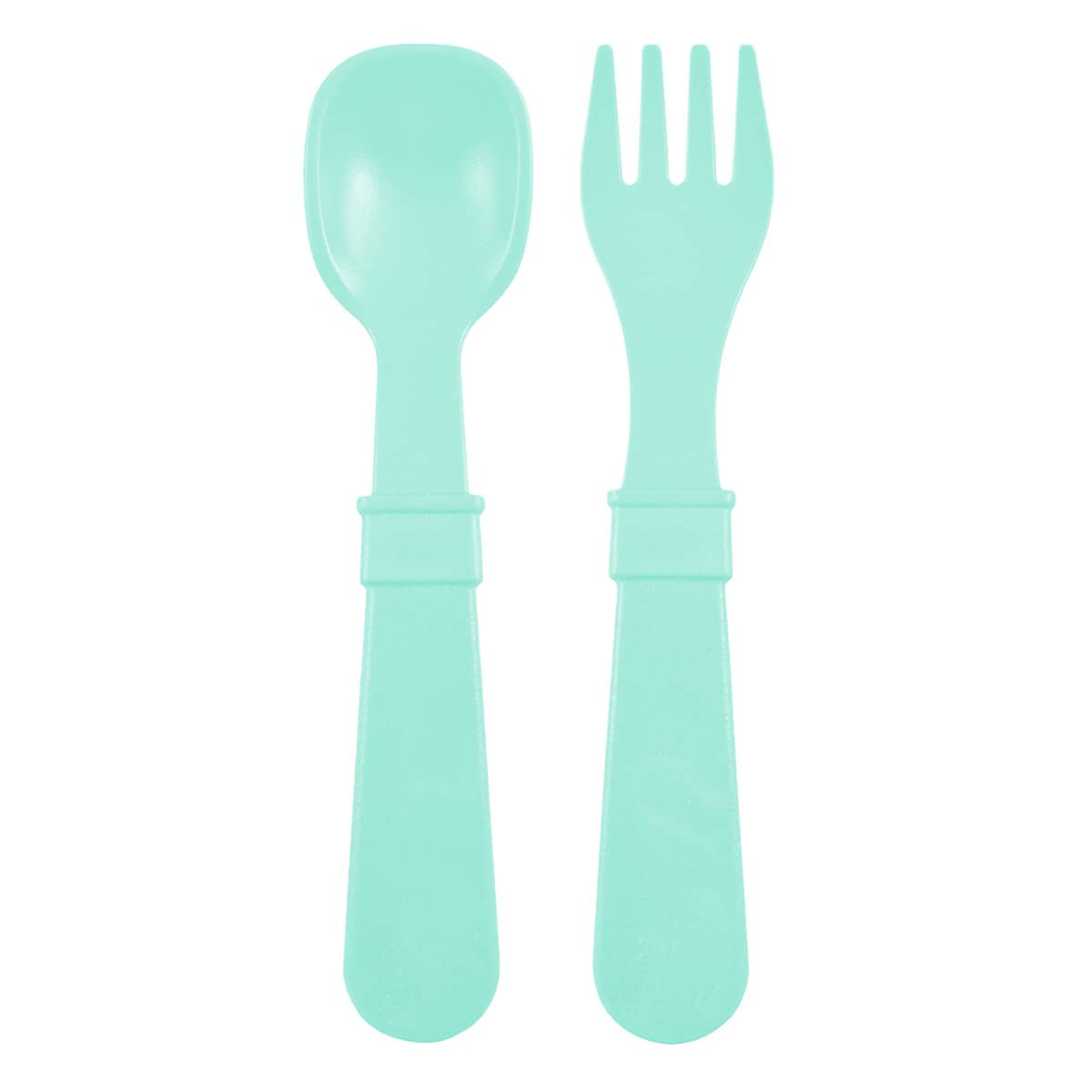 Re-Play Recycled Fork and Spoon Set - Mint