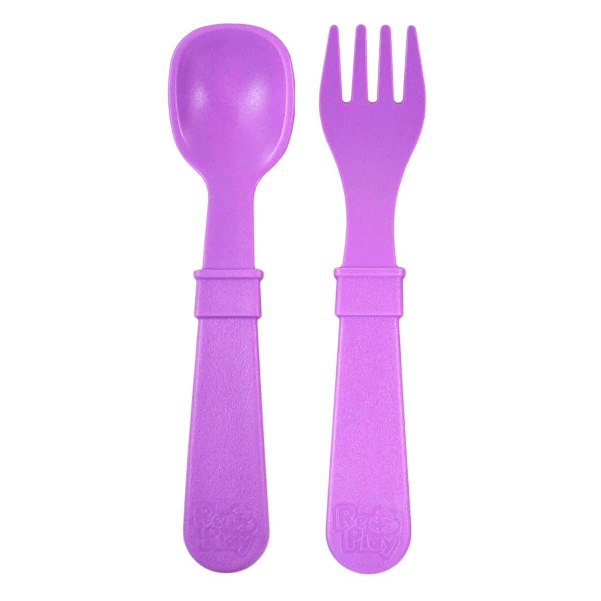Re-Play Recycled Fork and Spoon Set - Purple