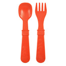 Re-Play Recycled Fork and Spoon Set - Red