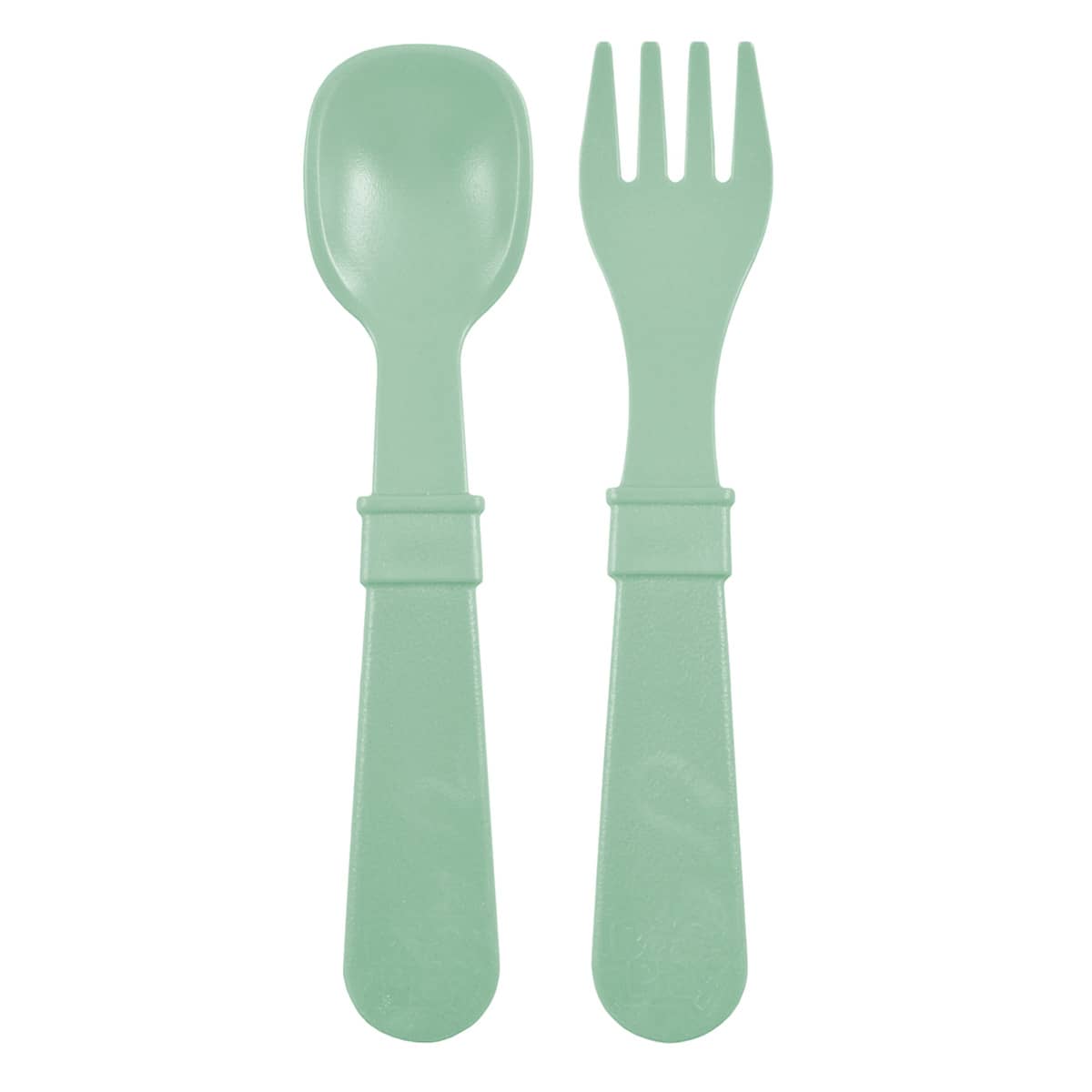Re-Play Recycled Fork and Spoon Set - Sage