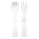 Re-Play Recycled Fork and Spoon Set - White