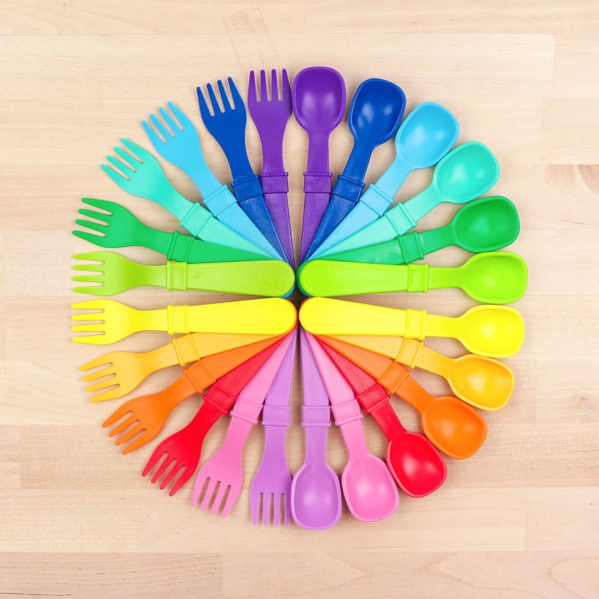 Re-Play Recycled Fork and Spoon Set