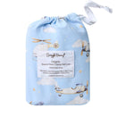 Snuggle Hunny Fitted Bassinet Sheet and Change Pad Cover - Taking Flight