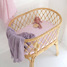 Snuggle Hunny Fitted Bassinet Sheet and Change Pad Cover - Twinkle