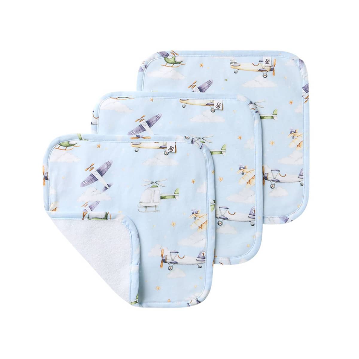Snuggle Hunny Wash Cloths - Swan Lake