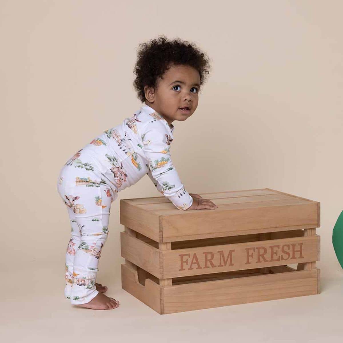 Snuggle Hunny Growsuit - Farm Organic