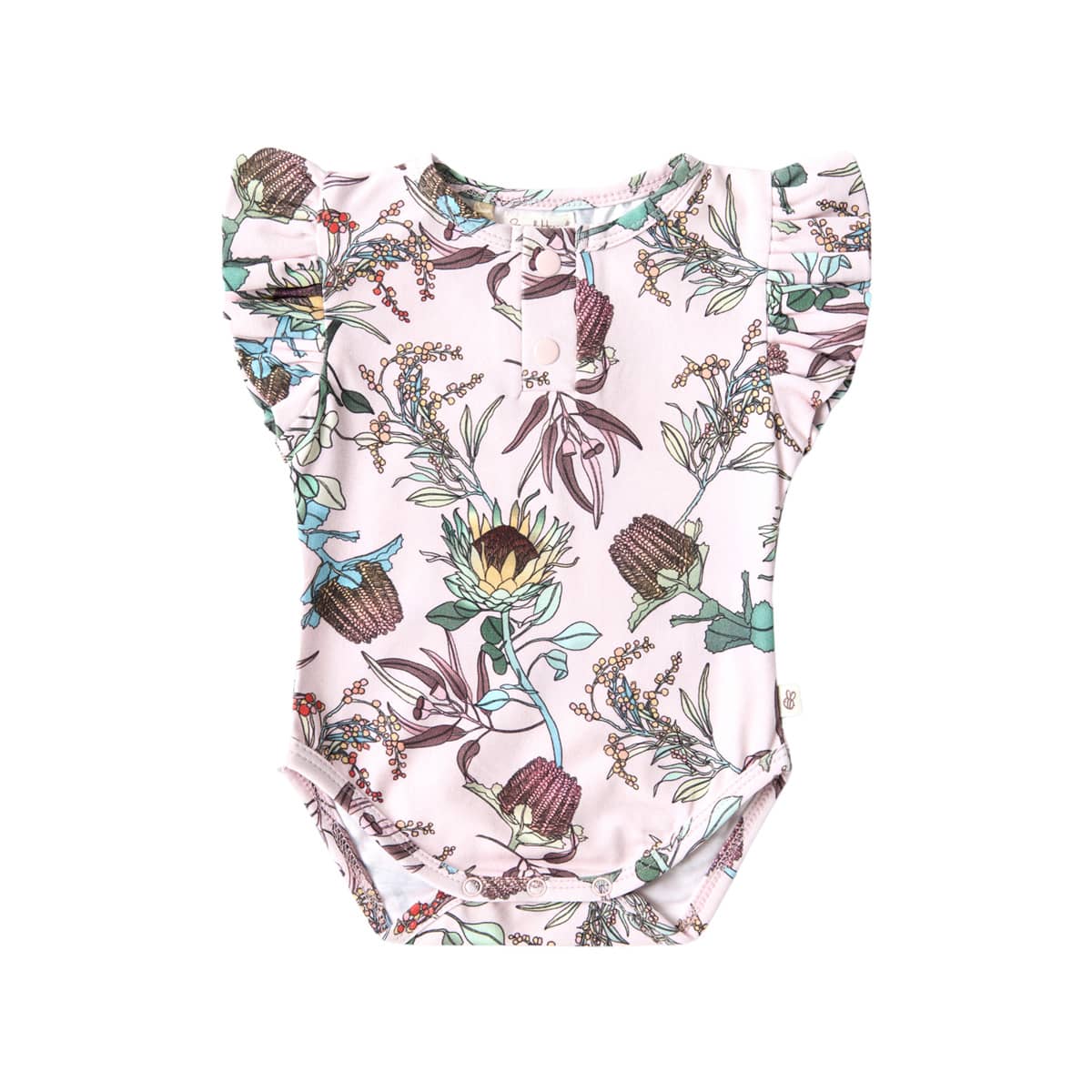 Snuggle Hunny Short Sleeve Bodysuit - Banksia Organic