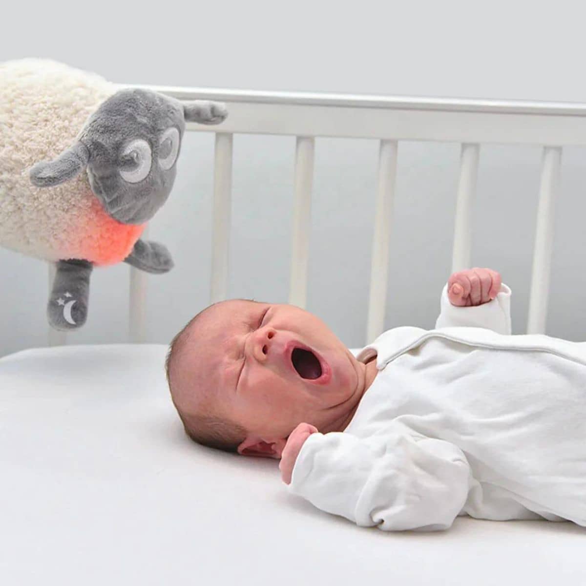 Sweet Dreamers Ewan the Sheep - Deluxe Baby Sleep Aid - Grey