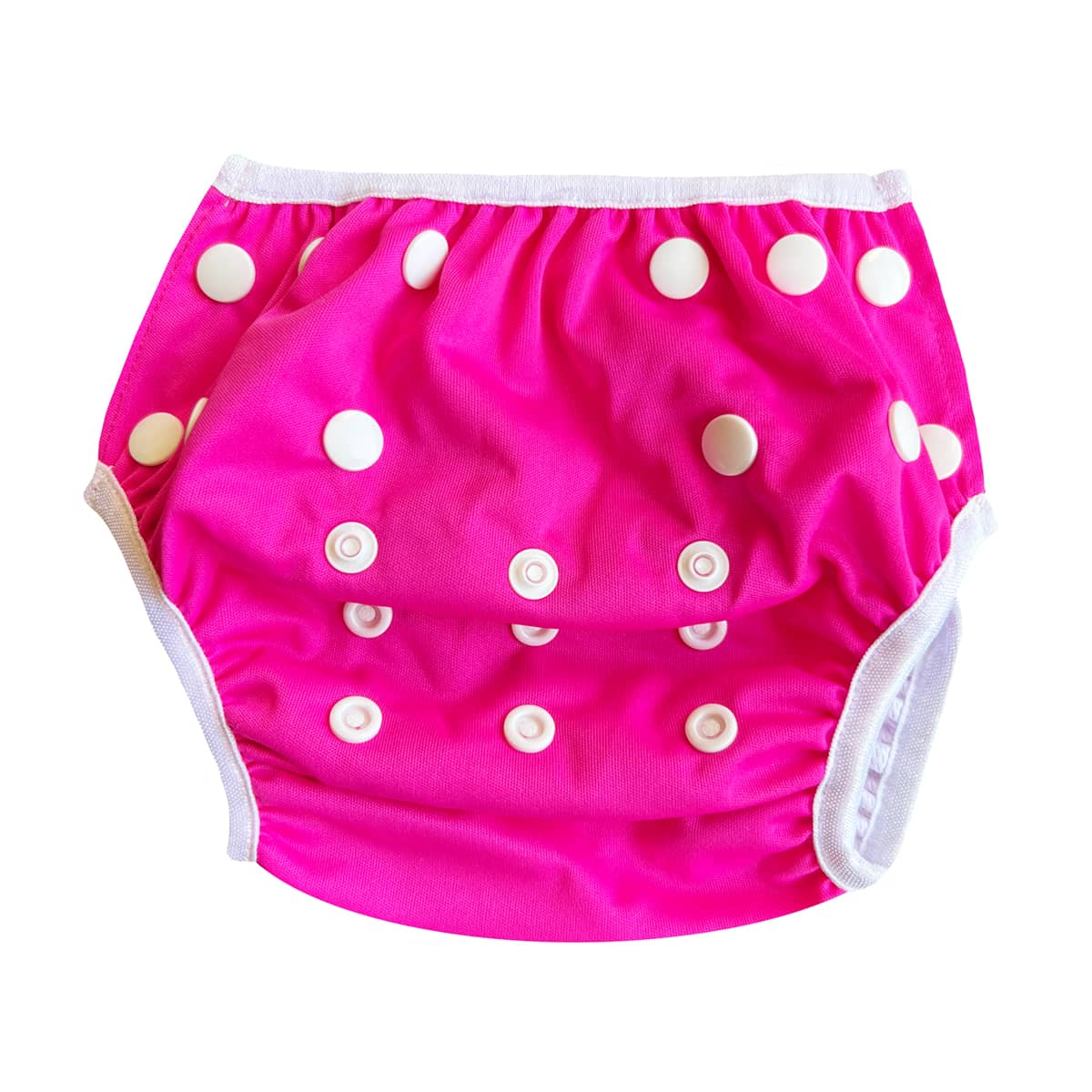 TicTasTogs Reusable Swim Nappy - Plain - Hot Pink