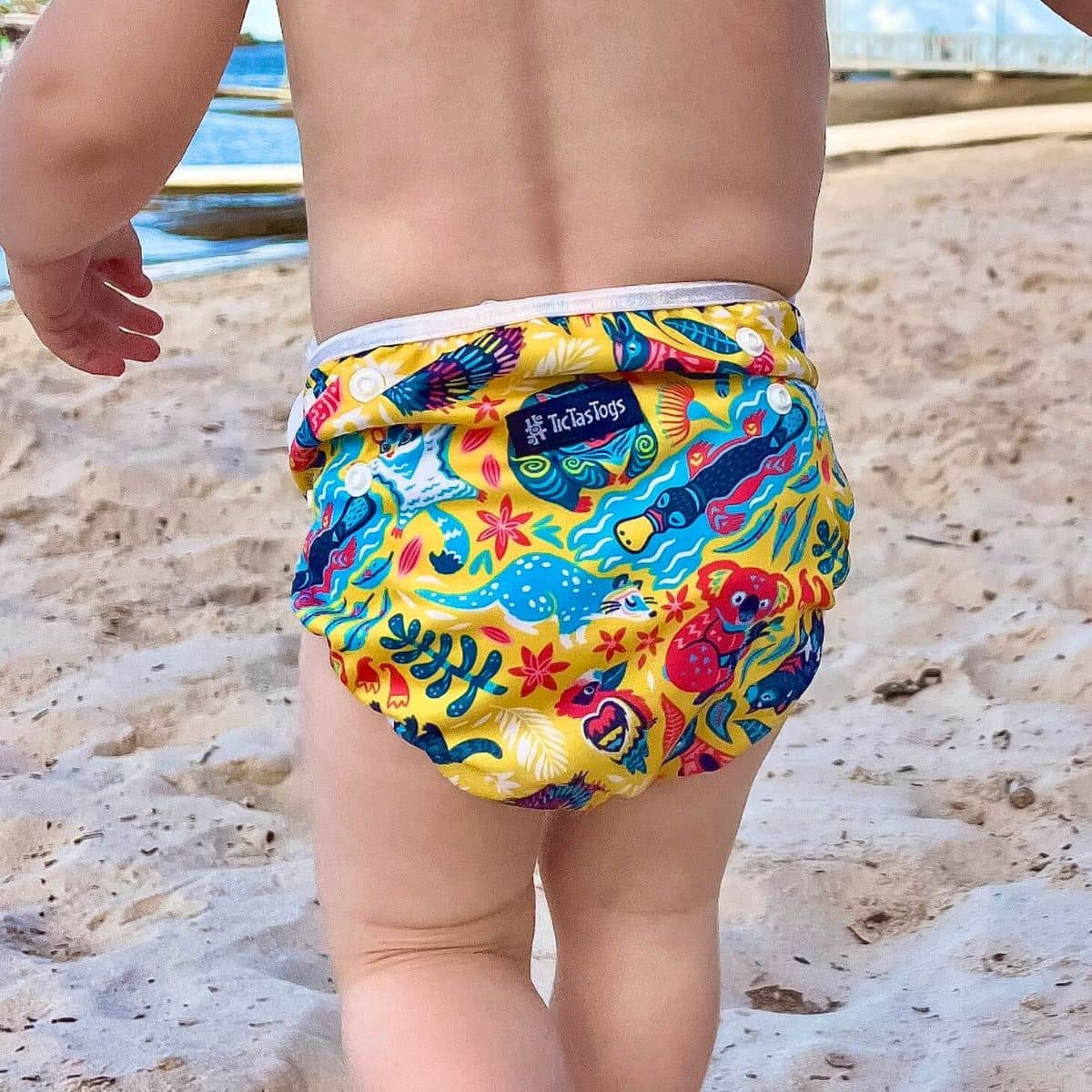 TicTasTogs Reusable Swim Nappy - Aussie Animalia