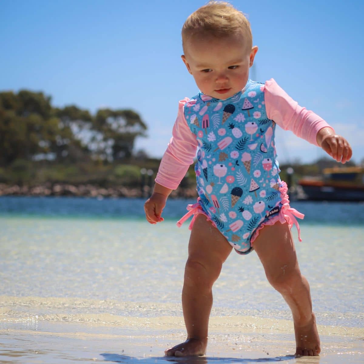 TicTasTogs Nappy Change Swimsuit - Sundae