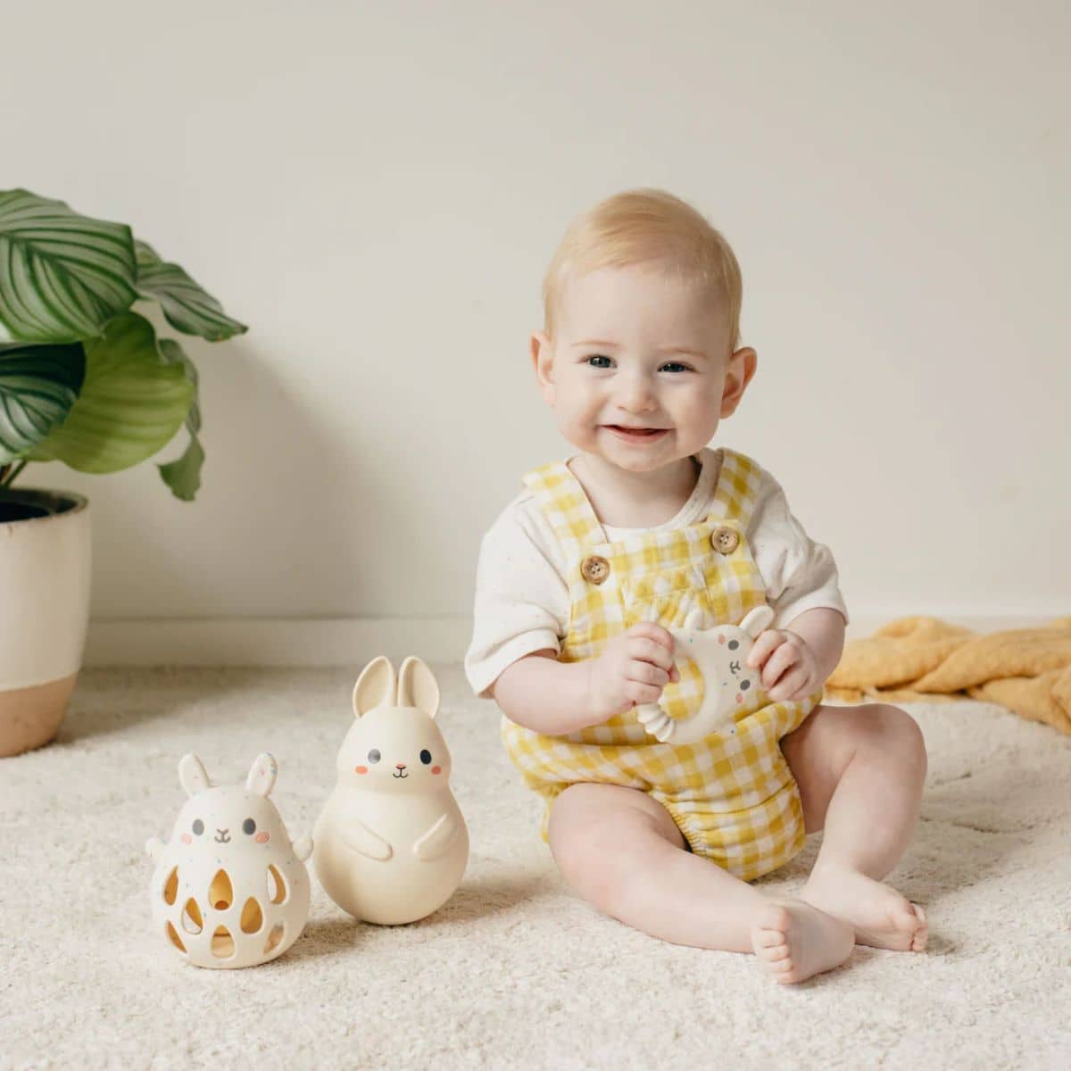 Tiger Tribe Silicone Rattle - Bunny