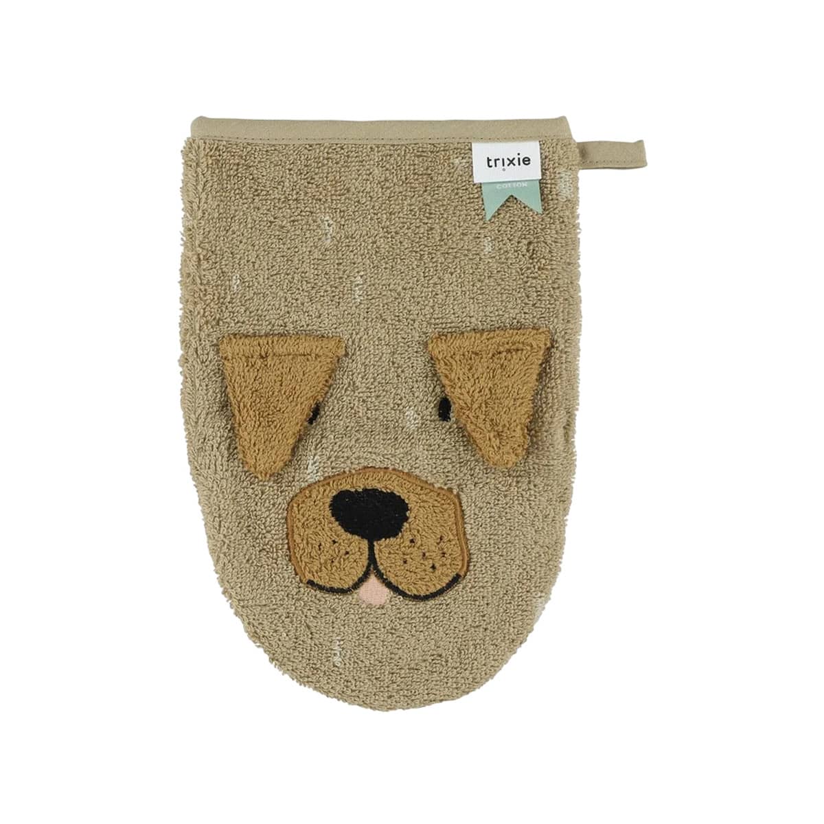 Trixie Organic Washcloths 2 Pack - Mr. Dino / Mr. Dog