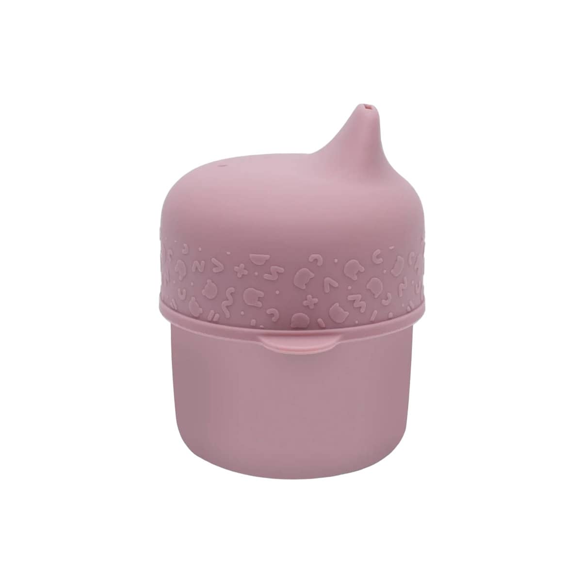 We Might Be Tiny Silicone Sippy Cup Set - Dusty Rose