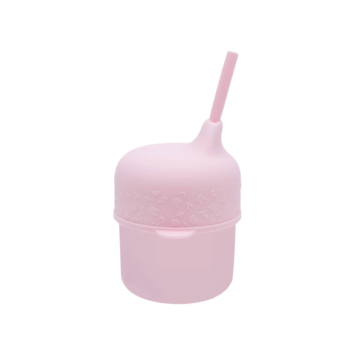 We Might Be Tiny Silicone Sippy Cup Set - Powder Pink