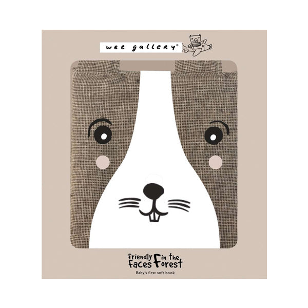 Wee Gallery Baby's First Soft Book: Friendly Faces in the Forest