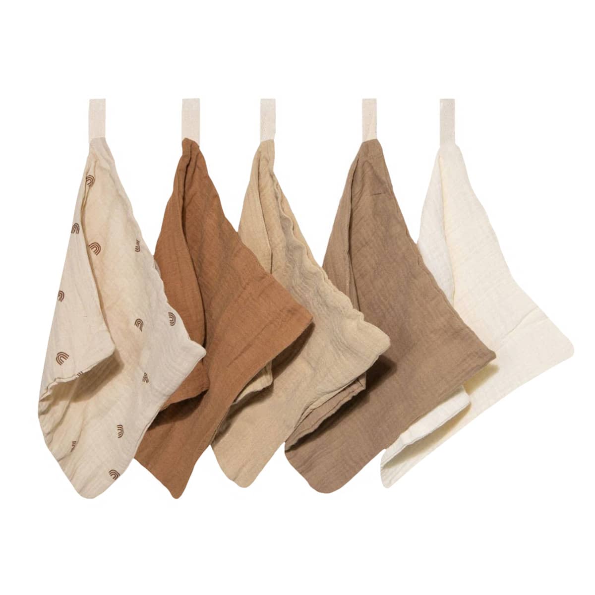 Zoe Sage Organic Muslin Wash Cloths - Dusty Dunes