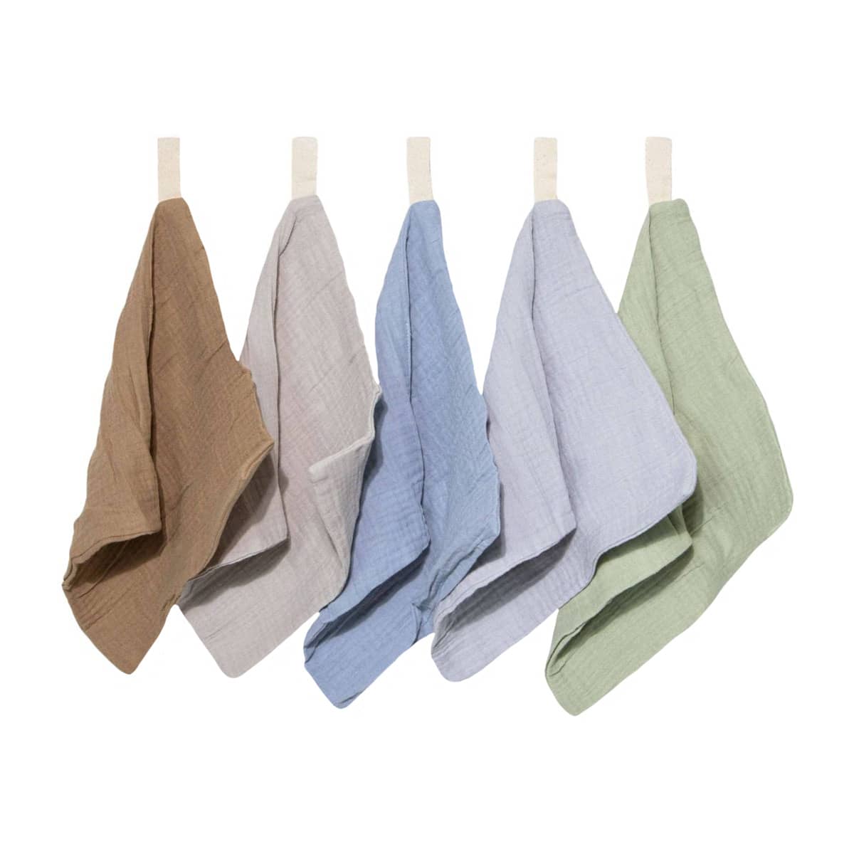 Zoe Sage Organic Muslin Wash Cloths - Earth + Sky