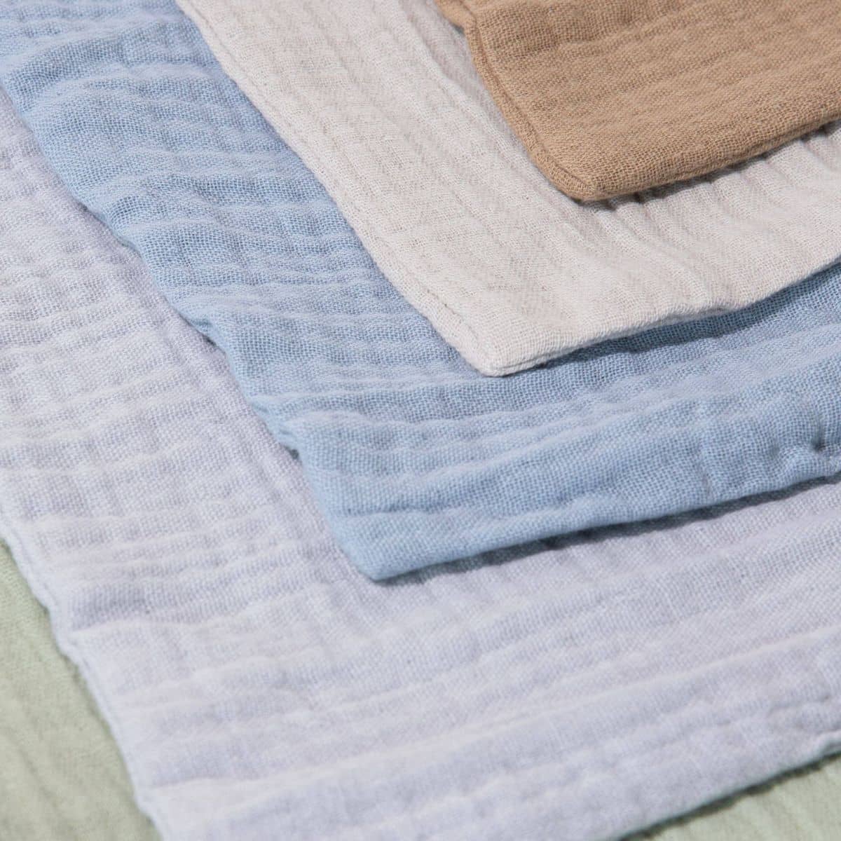 Zoe Sage Organic Muslin Wash Cloths - Earth + Sky