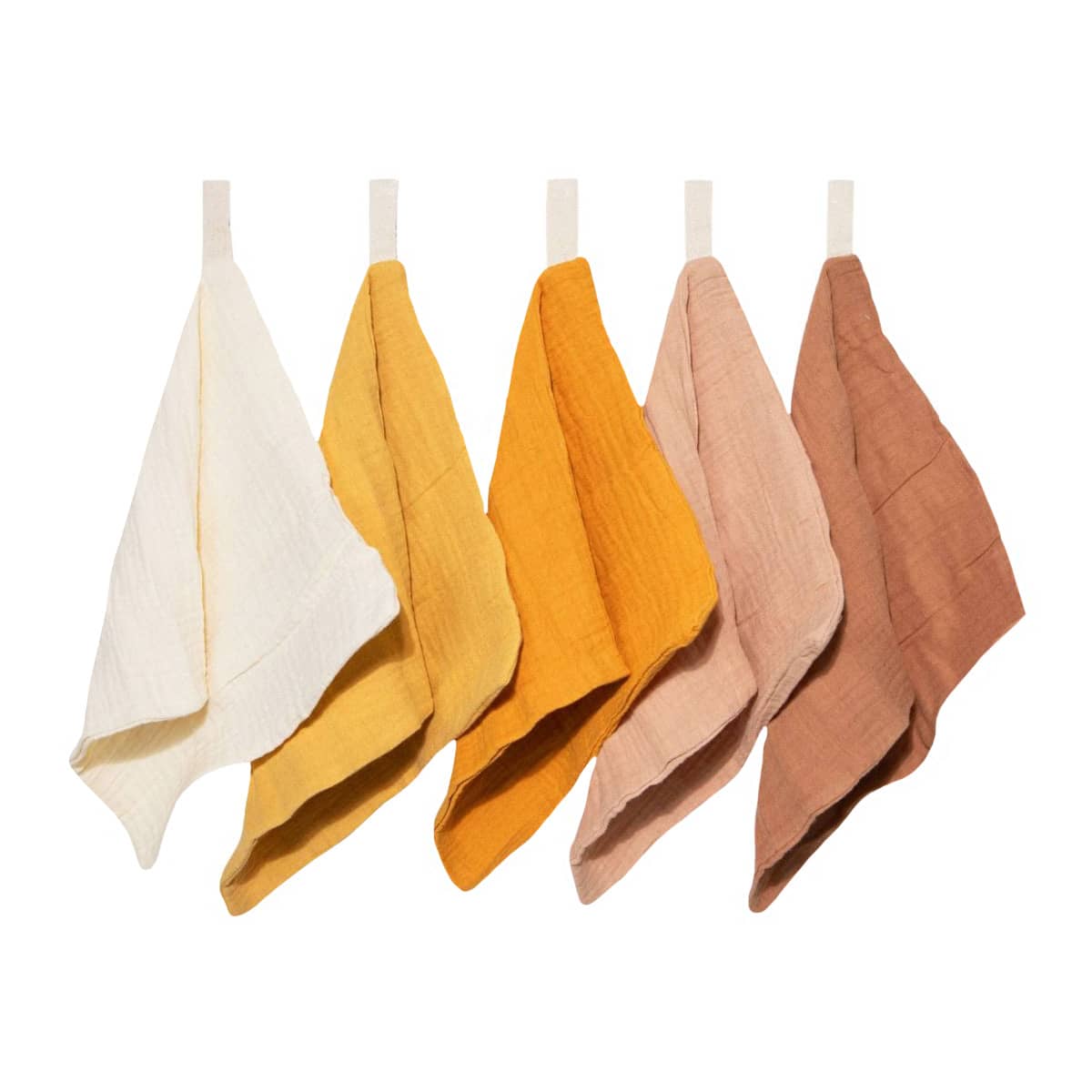 Zoe Sage Organic Muslin Wash Cloths - Golden Harvest