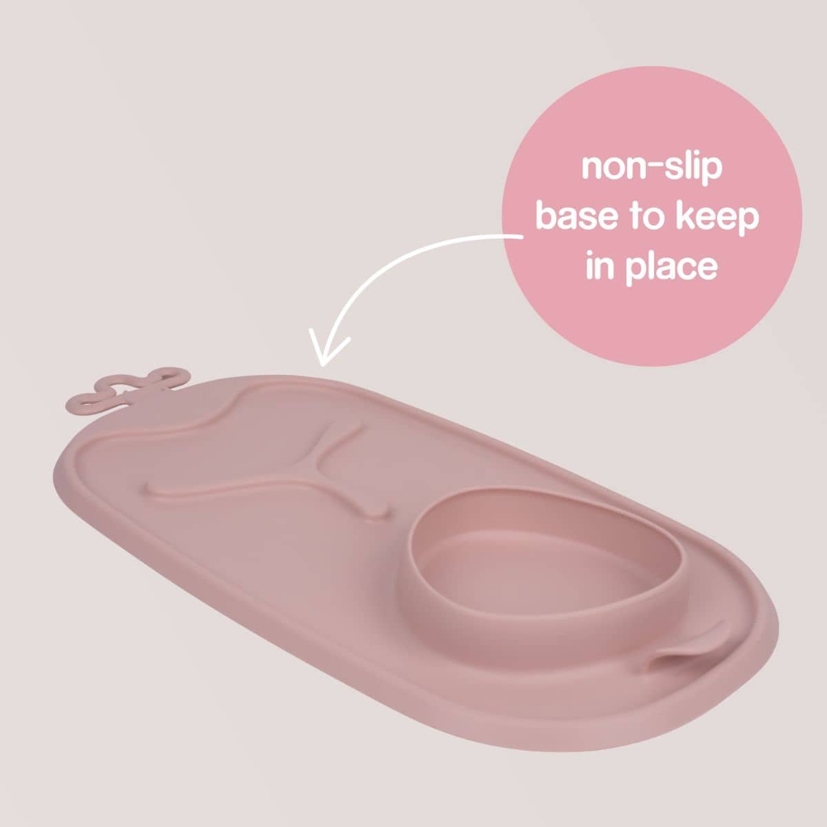 b.box Roll + Go Mealtime Mat - Blush