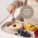 b.box Roll + Go Mealtime Mat - Latte