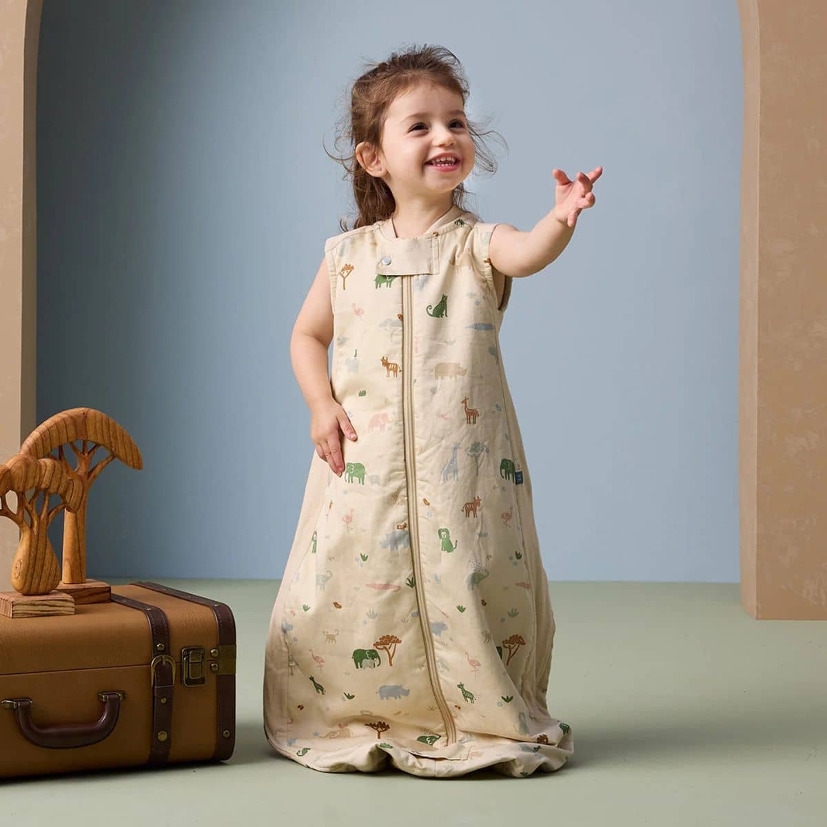 ergoPouch Premium Sleeping Bag 1.0 TOG - Savannah - 8 to 24 Months