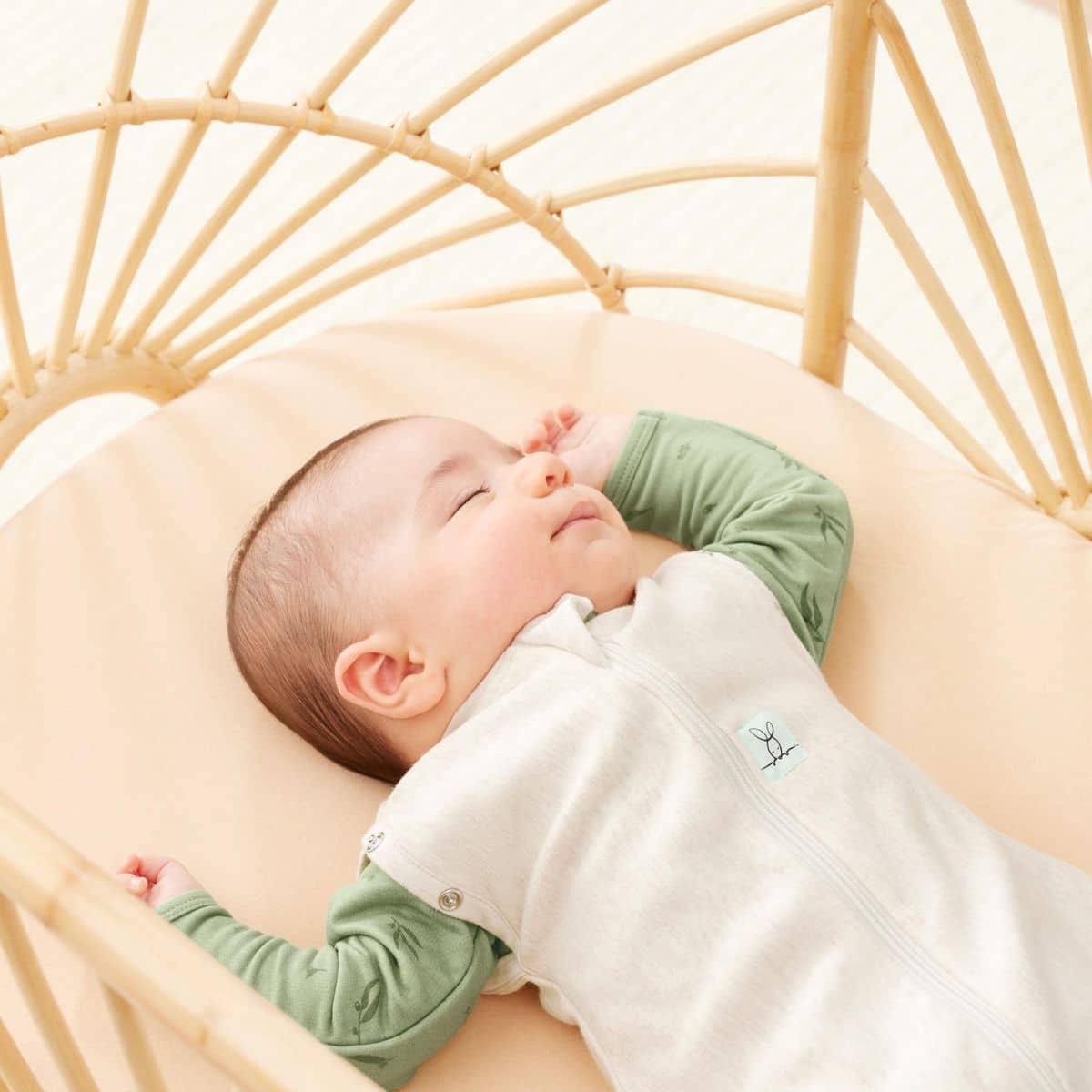 ergoPouch Cocoon Swaddle Bag 0.2 TOG - Oatmeal Marle