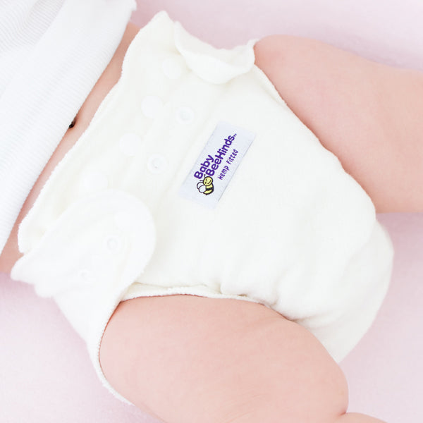 Baby BeeHinds Hemp Fitted Cloth Nappy