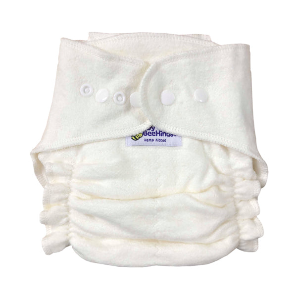 Baby BeeHinds Hemp Fitted Cloth Nappy