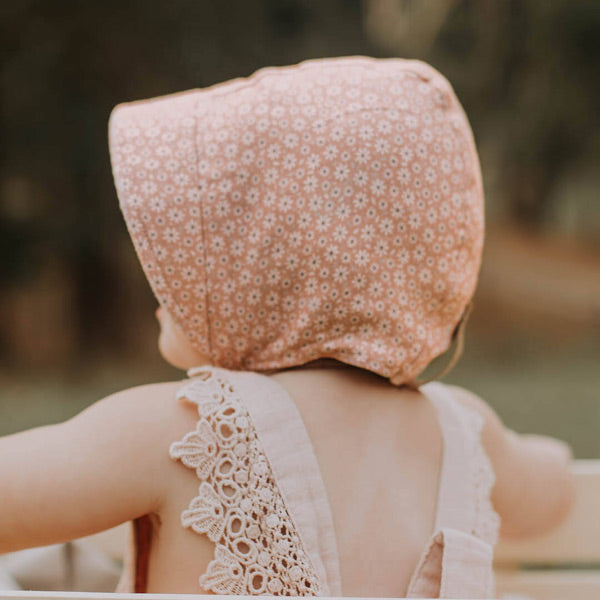 Bedhead Heritage Reversible Sun Bonnet - Polly / Flax