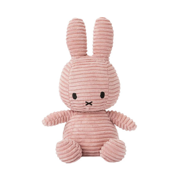 Bon Bon Toys Miffy Sitting Corduroy Plush Toy - Pink