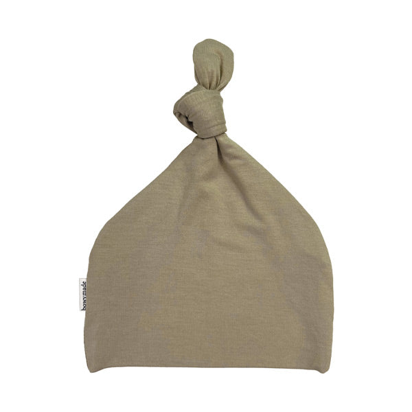 Bowy Made Top Knot Beanie - Sage