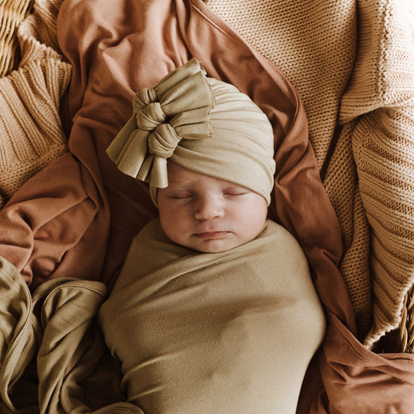 Bowy Made Baby Swaddle - Sage