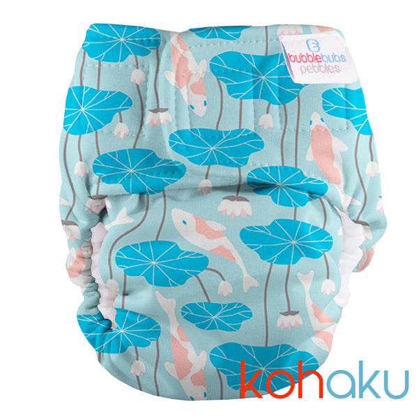 Bubblebubs Pebbles AIO Newborn Cloth Nappy - PUL - Limited Edition - Kohaku