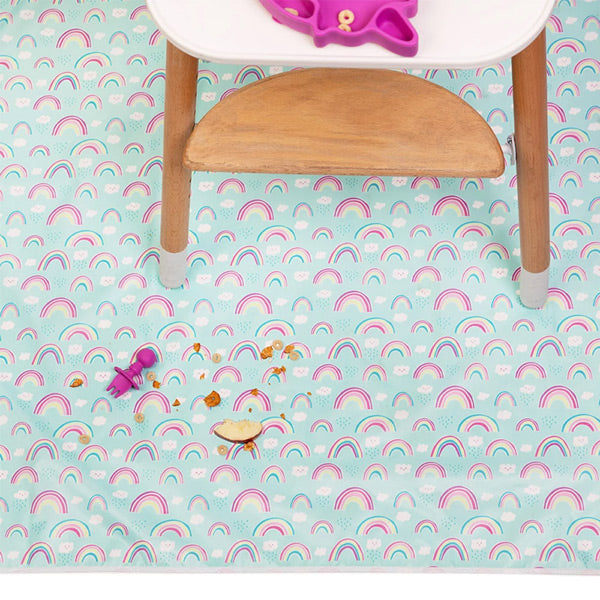 Bumkins Waterproof Splat Mat - Rainbow