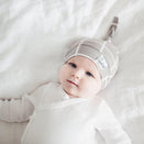 Copper Pearl Newborn Top Knot Hat - Midway