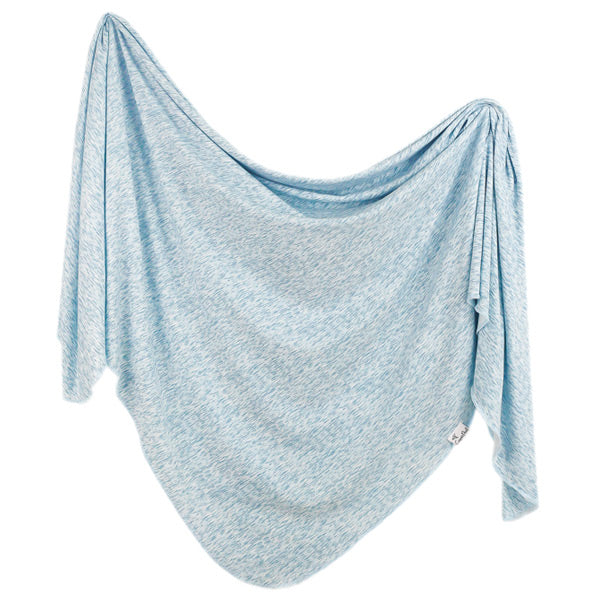 Copper Pearl Knit Swaddle Blanket - Lennon