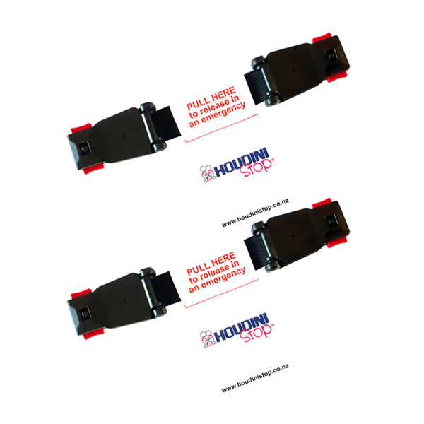 Houdini Stop Car Seat Harness Chest Clip - Twin Pack