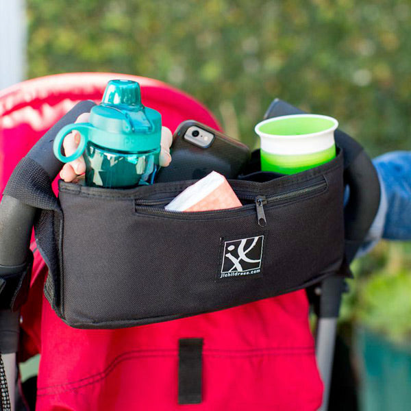 JL Childress Cargo 'N Drinks Stroller Organiser - Black