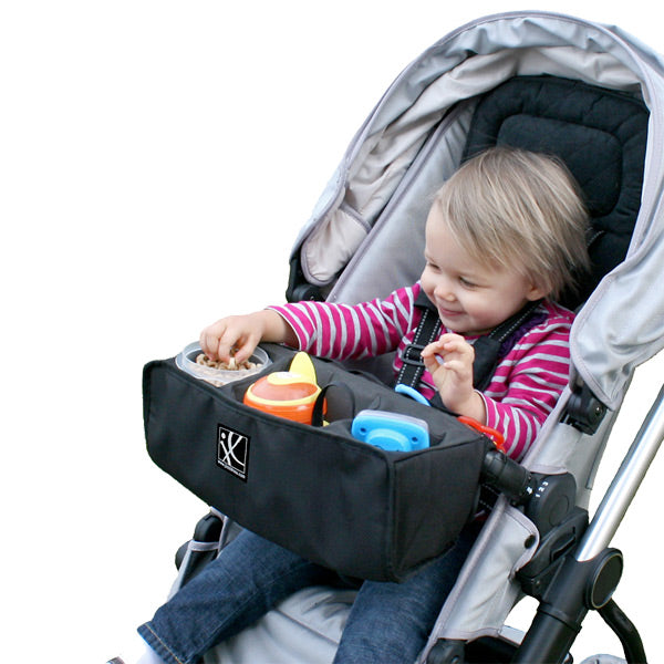JL Childress Food 'N Fun Stroller Toddler Tray - Black