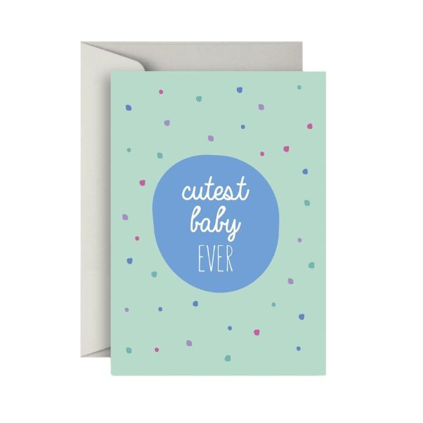 Sprout and Sparrow Large Greeting Card - Cutest Baby