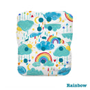 Thirsties AIO One Size Cloth Nappy - Snap - Rainbow