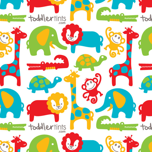 Toddler Tints Car Window Shade - Zoo Friends