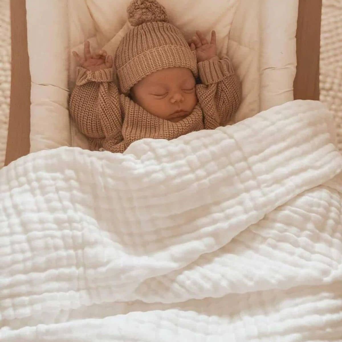 3 Little Crowns Organic Cotton Gauze Blanket