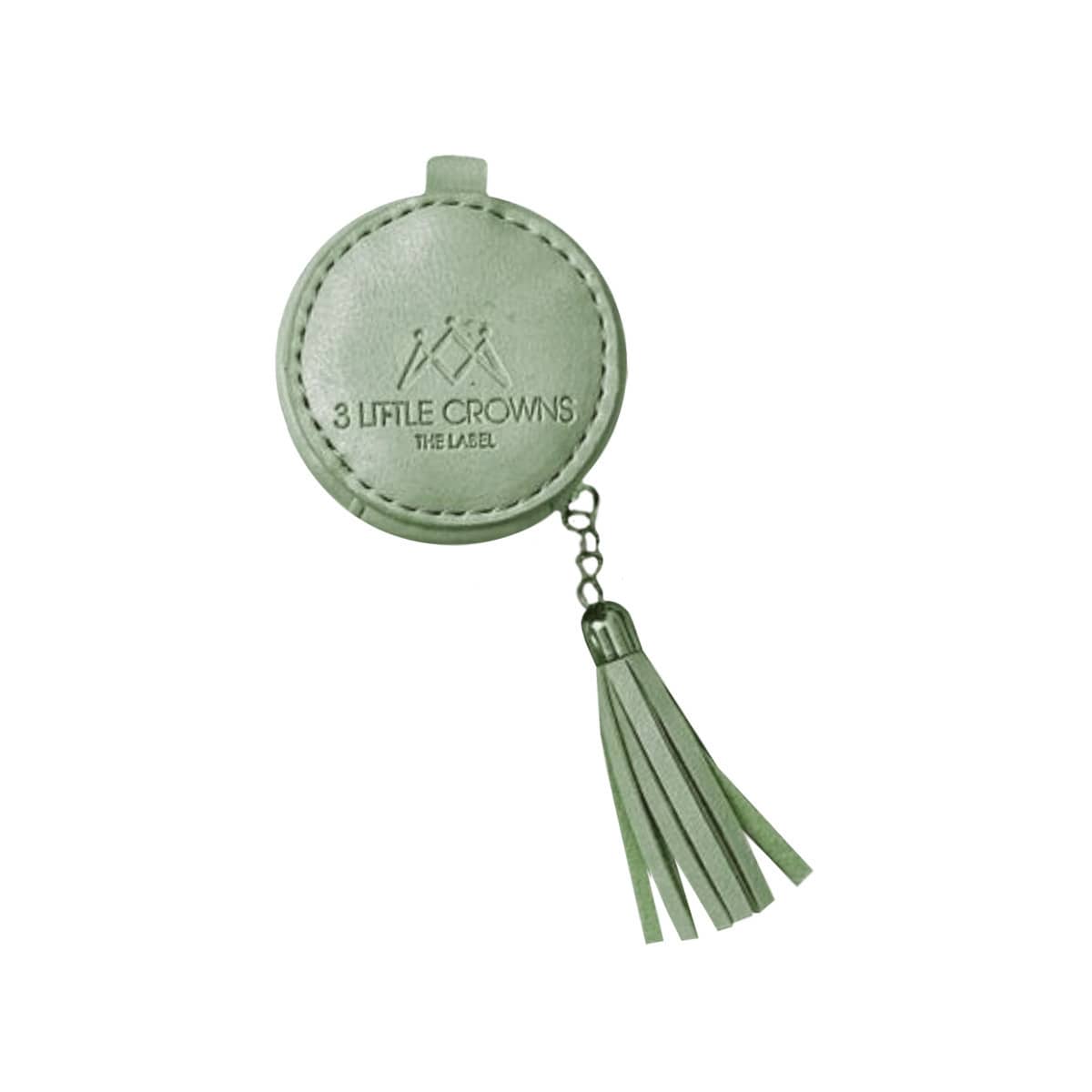 3 Little Crowns Vegan Leather Dummy Case - Sage