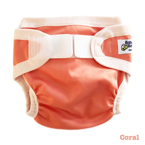 Baby BeeHinds PUL Nappy Cover - Coral