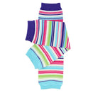 juDanzy Newborn Cotton Leg Warmers - Linear Stripe