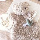 Alimrose Charlie Bear Paci Comforter - Oatmeal
